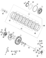 KTM DRIVE SHAFT CPL. 2017 450 SX-F 79433001100