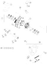 KTM CRANKSHAFT REP. KIT SX-F 13-15 13-15, As Required 2016 350 EXCF 00050002311