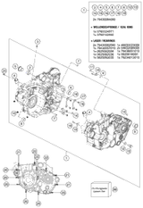 KTM DRIVE SHAFT CPL. 2017 450 XC-F 79433001100
