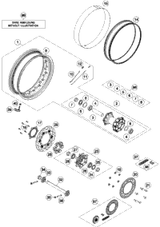 KTM SPROCKET SUPPORT CPL. BLACK 2015 1190 ADV ORANGE 6011005004433