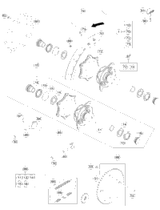 KTM Complete master cylinder 2024 85 SX 17/14 Chassis 47213060044