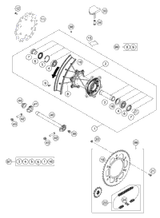 KTM CRANKSHAF REP. KIT 250-300 As Required 2016 300 XCW 00050002301