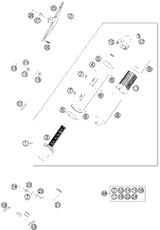 KTM EXHAUST VALVE 2016 350 XCF 77236031100
