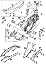 KTM LOCK SET 2011 690 Enduro 76511066144