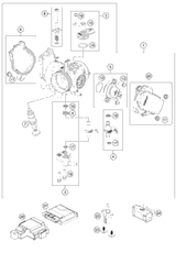 KTM INJECTOR KIT CPL. 2015 450 XC-W 75041023144