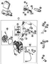 KTM INJECTOR KIT CPL. 2016 500 EXC 75041023144