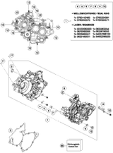 KTM RADIATOR LEFT 17 2018 125 SX 50435007100