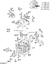 KTM ROCKER ARM INTAKE CPL. 1998 620 LC4 Competition 58036060644