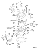 KTM ROCKER ARM INTAKE CPL. 2000 400 SXC 58036060644