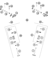 KTM EXHAUST VALVE 2013 450 SX-F 78936031000