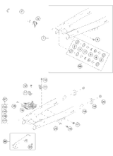 KTM FUEL TANK CPL. 50SX MINI 2009 2009 2011 50 SX Mini 4520701313330