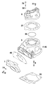 KTM CENTRIFUGAL TIMER CPL. 200'98 2001 125 SXS 52337050044