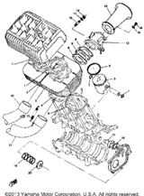 Gasket, Cylinder 1974 GPX433F 857-11351-00-00