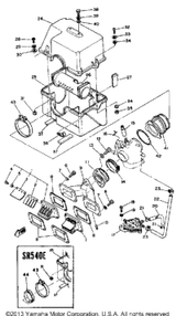 Bolt (97001-06025-00) 1980 SR540D 97011-06025-00