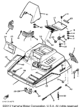 Nut, Nylon 1984 ENTICER 300 (ET300H) 95706-05300-00