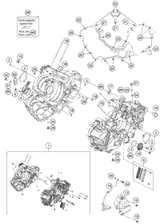 KTM COUNTERSHAFT 2019 1290 SUPER DUKE GT WHITE 61333010000