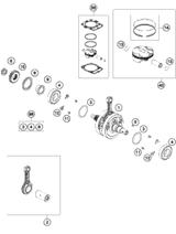 KTM Output shaft 2018 250 SX 77233010100