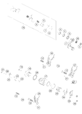 KTM Camshaft, cmpl. with decal 2023 450 SX-F / XC-F Engine A48036010044