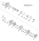 KTM GASKET SET LC4      2007 2007 2010 690 LC4 Enduro 75030099000