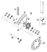 KTM FRONT RIM 1,6X21'' DID 1995 350 SC 54609070200