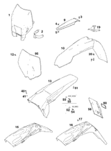 KTM FRONT RIM 1,6X21'' DID 1997 400 COMP.Sixdays Winner 54609070200