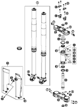 KTM BOTTOM TRIPLE CLAMP CPL. 2016 300 XCW 78101132122