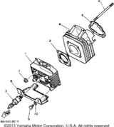 Plug, Spark (Ngk Br8hs) 1988 SNOSCOOT (SV80M) NGK-BR8HS-00-00