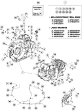 KTM SPOKE KIT FRONT ''21'' BLACK ON DEMAND 2021 250 XC TPI Chassis 00050000954