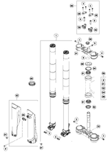KTM SPOKE KIT FRONT ''21'' BLACK ON DEMAND 2019 350 XC-F 00050000954