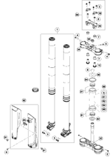 KTM SPOKE KIT FRONT ''21'' BLACK As Required 2017 450 EXC-F SIX DAYS 00050000954