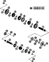 KTM SPOKE KIT FRONT ''21'' BLACK ON DEMAND 2022 150 SX Chassis 00050000954