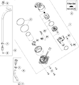 KTM SPOKE KIT FRONT ''21'' BLACK ON DEMAND 2021 350 SX-F Chassis 00050000954