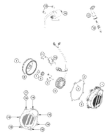 KTM CLUTCH COVER CPL. 2019 500 EXC-F 79430501044