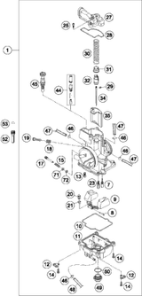 KTM CLUTCH KIT 250/300 13-15 13-15, As Required 2016 300 XCW 54832011110