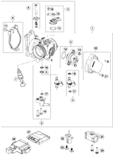 KTM INJECTOR CPL. 2022 450 SMR Engine 79041023044