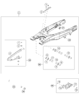 KTM PULL ROD CPL. 2013 150 XC 7720408304401