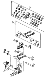 KTM PULL ROD CPL. 2014 150 SX 7720408304401