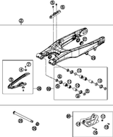 KTM PULL ROD CPL. 2012 250 XC 7720408304401
