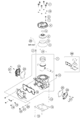 KTM pinion shaft 2023 125 SX/XC Engine 50533010100