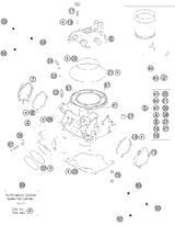 KTM ROCKER ARM EXHAUST CPL. 1998 540 SXC 58336061044 KTM ROCKER ARM EXHAUST CPL. 1998 540 SXC 58336061044