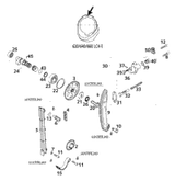 KTM ROCKER ARM EXHAUST CPL. 1999 400 LC4 Super Competition 58336061044 KTM ROCKER ARM EXHAUST CPL. 1999 400 LC4 Super Competition 58336061044