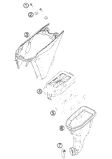 KTM FRONT WHEEL HUB CPL. 2022 SX-E 5 Chassis 45209010044