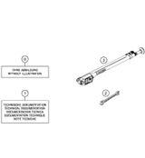 KTM Piston rod cmpl. left 2022 65 SX Chassis 35480546S4