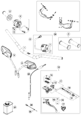 KTM SEAT 2017 690 DUKE ORANGE 76007040200
