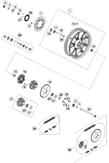 KTM CRANKSHAFT REP. KIT As Required 2016 250 XCF 00050002316