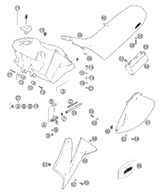 KTM VOLT.REGULATOR-RECTIFIER 12V 1999 640 Adventure R 58411034100