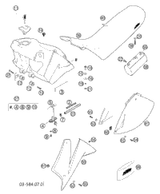 KTM VOLT.REGULATOR-RECTIFIER 12V 1998 400 LC4 58411034100