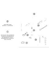 KTM ROCKER ARM EXHAUST CPL.  2005 2005 2006 625 SMC 58536061144