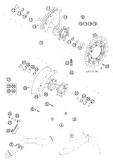 KTM REAR RIM 2,15X18'' EXCEL AL7 2005 125 SX 54810070000