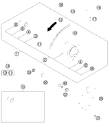 KTM REAR RIM 2,15X18'' EXCEL AL7 2008 530 EXC-R USA 5481007000030